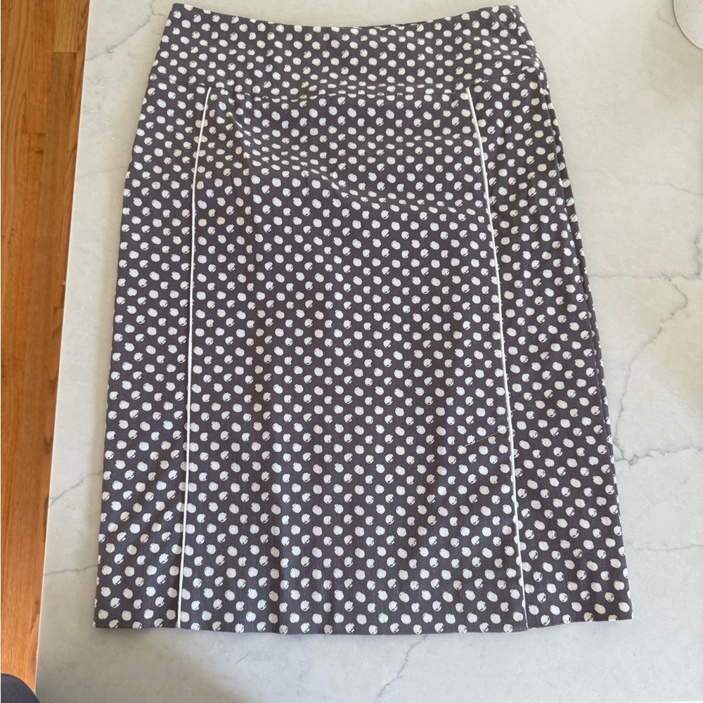 Margaret M purple Polka Dot Skirt